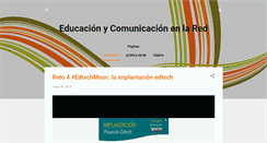 Desktop Screenshot of educomunicacionenlared.blogspot.com