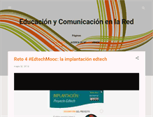 Tablet Screenshot of educomunicacionenlared.blogspot.com