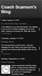 Mobile Screenshot of coachscanson.blogspot.com