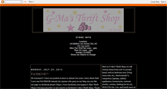 Desktop Screenshot of gmasthriftshop.blogspot.com