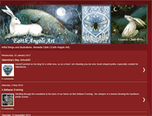 Tablet Screenshot of earthangelsart.blogspot.com