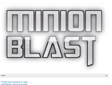 Tablet Screenshot of minionblast.blogspot.com