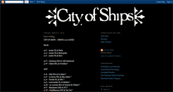 Desktop Screenshot of cityofships.blogspot.com