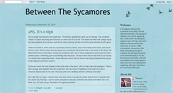 Desktop Screenshot of betweenthesycamores.blogspot.com