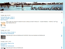 Tablet Screenshot of itsshorelife.blogspot.com