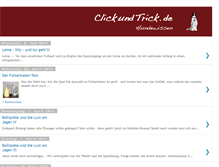 Tablet Screenshot of clickundtrickhundewissen.blogspot.com