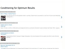 Tablet Screenshot of conditioningforoptimumresults.blogspot.com