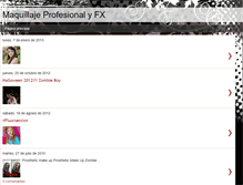 Tablet Screenshot of maquillajeyefectos.blogspot.com