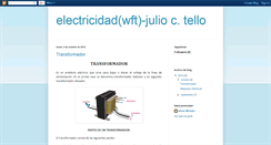 Desktop Screenshot of electricidadtransformadorjuioctello.blogspot.com