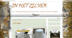 Desktop Screenshot of inhetzilver.blogspot.com