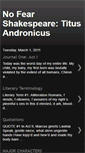 Mobile Screenshot of nofearshakespeare-titusandronicus.blogspot.com