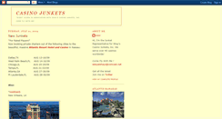 Desktop Screenshot of casinojunkets.blogspot.com