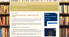 Desktop Screenshot of faizaltajudin.blogspot.com