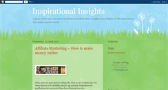 Desktop Screenshot of inspireinsights.blogspot.com