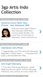 Mobile Screenshot of 3gp-artis-indo.blogspot.com