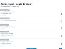 Tablet Screenshot of e-apologetique.blogspot.com