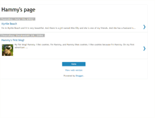 Tablet Screenshot of hammyspage.blogspot.com