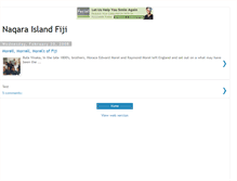 Tablet Screenshot of fijianparadise.blogspot.com