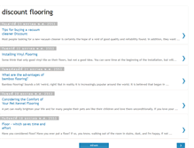 Tablet Screenshot of discount-flooring.blogspot.com