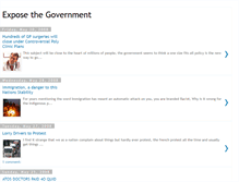 Tablet Screenshot of exposethegovernment.blogspot.com