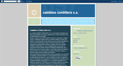 Desktop Screenshot of cordillerasa.blogspot.com