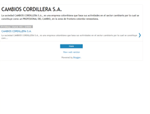 Tablet Screenshot of cordillerasa.blogspot.com