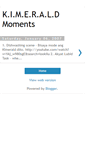 Mobile Screenshot of kimerald-moments.blogspot.com