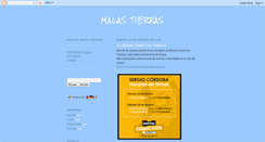 Desktop Screenshot of malas-tierras.blogspot.com