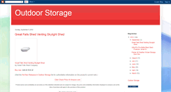 Desktop Screenshot of outdoorstoragein.blogspot.com