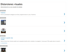 Tablet Screenshot of distorsionesvisuales.blogspot.com