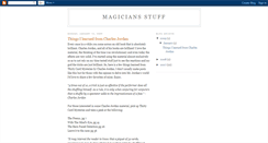 Desktop Screenshot of magicianstuff.blogspot.com