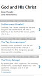 Mobile Screenshot of godthroughchrist.blogspot.com