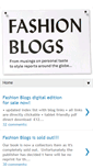 Mobile Screenshot of fashionblogs-thebook.blogspot.com