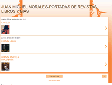 Tablet Screenshot of juanmiguelmoralesportadasrevistas.blogspot.com