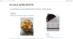 Desktop Screenshot of lisaricette.blogspot.com