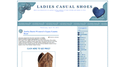 Desktop Screenshot of ladiescasualshoe.blogspot.com