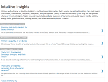 Tablet Screenshot of intuitiveinsights-marie.blogspot.com