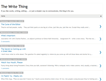 Tablet Screenshot of clearandconvincingwriting.blogspot.com