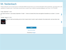 Tablet Screenshot of neidenbach.blogspot.com