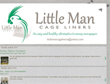 Tablet Screenshot of little-man-cage-liners.blogspot.com