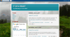 Desktop Screenshot of it2014-rnsit.blogspot.com