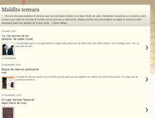 Tablet Screenshot of malditaternura.blogspot.com