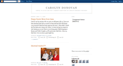 Desktop Screenshot of carolyndonovan.blogspot.com