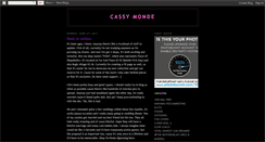Desktop Screenshot of cassy-monde.blogspot.com