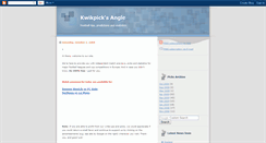Desktop Screenshot of kwikpick.blogspot.com