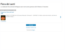 Tablet Screenshot of fieradeisanti.blogspot.com