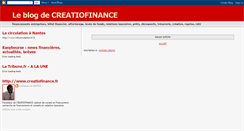 Desktop Screenshot of creatiofinance.blogspot.com