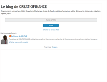 Tablet Screenshot of creatiofinance.blogspot.com