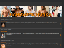 Tablet Screenshot of handsome-hunks.blogspot.com