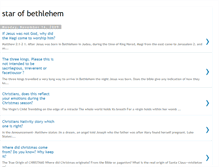 Tablet Screenshot of 4star-of-bethlehem.blogspot.com